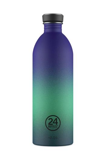 Fľaša 24bottles Urban Bottle 1000ml Borealis zelená farba, Urban.1lt.Borealis