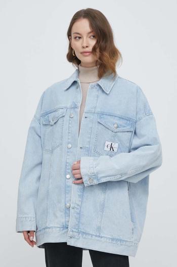 Džínová bunda Calvin Klein Jeans dámská, přechodná, oversize, J20J222791