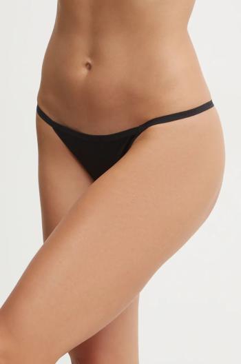 Tanga Calvin Klein Underwear černá barva, 000QD5115E