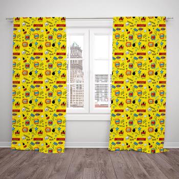 Závesy Boom (Rozmer: 140x250, Materiál: Interlock)