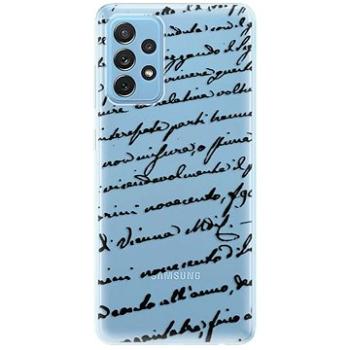 iSaprio Handwriting 01 - black pro Samsung Galaxy A72 (hawri01b-TPU3-A72)