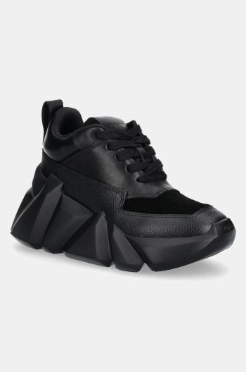 Kožené sneakers boty United Nude Space Kick Max černá barva, 10656560159