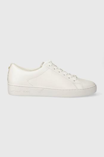 Kožené sneakers boty MICHAEL Michael Kors Keaton bílá barva, 43R4KTFS2L