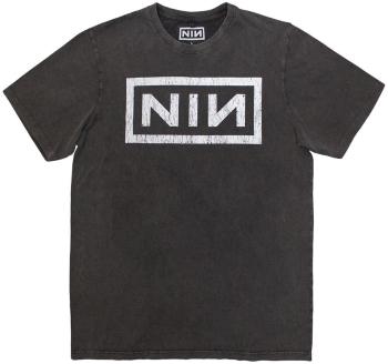 Nine Inch Nails Tričko Classic Logo Unisex Charcoal Grey 2XL
