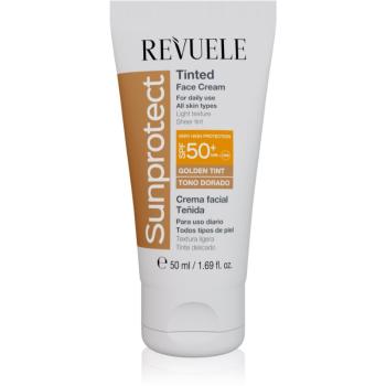 Revuele Sunprotect Tinted Face Cream tónovací ochranný krém SPF 50+ odstín Golden Tint 50 ml