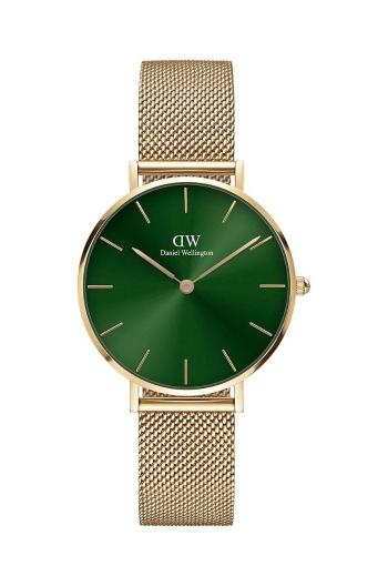 Hodinky Daniel Wellington Petite Emerald 32 zlatá barva