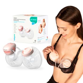 BABYONO Odsávačka mateřského mléka duo elektrická Double Twinny