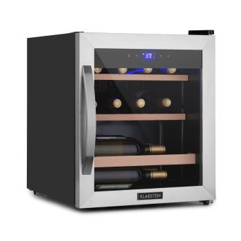 Klarstein Vinetage 12 Uno, vinotéka, 46 l, 12 lahví, 4-18°C, 40 dB, sklo