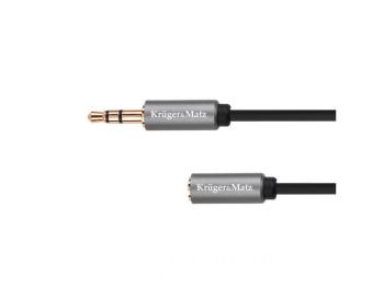 Kabel Jack 3,5mm konektor/Jack 3,5mm zdířka 3m KRUGER & MATZ KM1231 Basic
