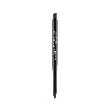 GOSH COPENHAGEN 24H Pro Liner - 002 Carbon Black voděodolná vysouvací tužka na oči - black 0,35g