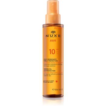 Nuxe Sun opaľovací olej na tvár a telo SPF 10 150 ml