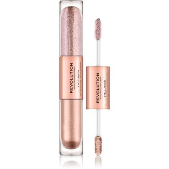 Makeup Revolution Eye Glisten tekuté oční stíny odstín Adored By You 2 x 2.2 ml