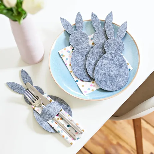 4 kapsy na příbory Zajíček