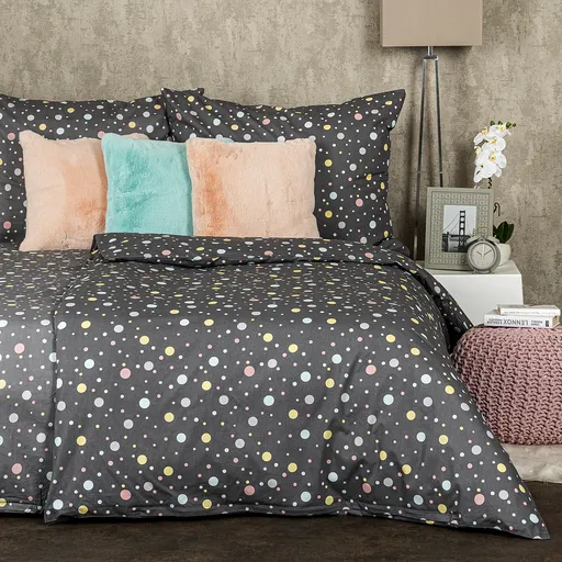 4Home Bavlněné povlečení Puntíky pastel, 140 x 200 cm, 70 x 90 cm