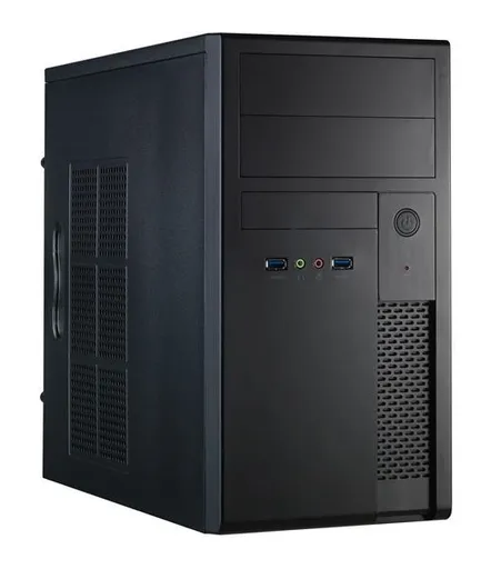 CHIEFTEC skříň Mesh Series/Minitower, 350W, XT-01B-350S8, Black, USB 3.0