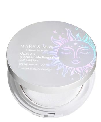 MARY & MAY Sluneční ochrana SPF 50+ Vegan Niacinamide Panthenol (Sun Cushion) 25 g