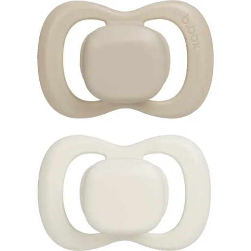 B.Box Natural Rubber 6m+ dudlík Vanilla/Latte 2 ks