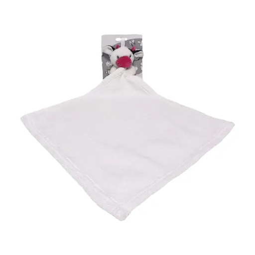 Tulilo Baby Ručník s hračkou Kravička, 35x35cm