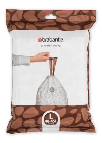 Sáčky do odpadkového koše L PERFECTFIT Brabantia 40-45 l, 40 ks