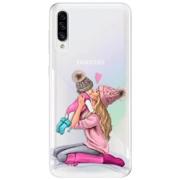 iSaprio Kissing Mom - Blond and Girl pro Samsung Galaxy A30s (kmblogirl-TPU2_A30S)