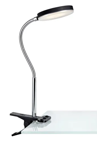 Markslöjd stolní lampa Flex Klip černá