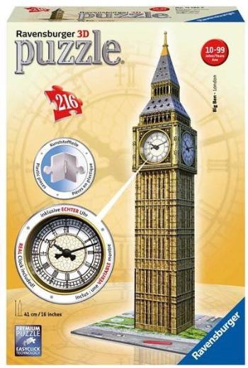 3D puzzle Ravensburger 3D 125869 Big Ben Órával