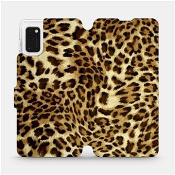 Flipové pouzdro na mobil Samsung Galaxy A41 - VA33P Leopardí vzor (5903516174461)