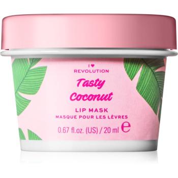 I Heart Revolution Tasty Coconut hydratační maska na rty s kokosovým olejem 20 ml