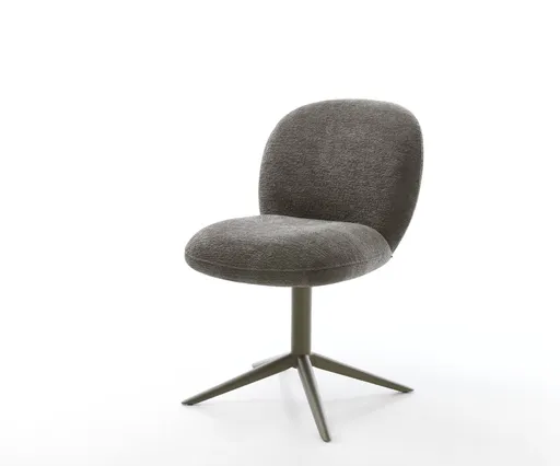 Jídelní židle Nube-Flex bouclé měkký tmavě béžová křížová