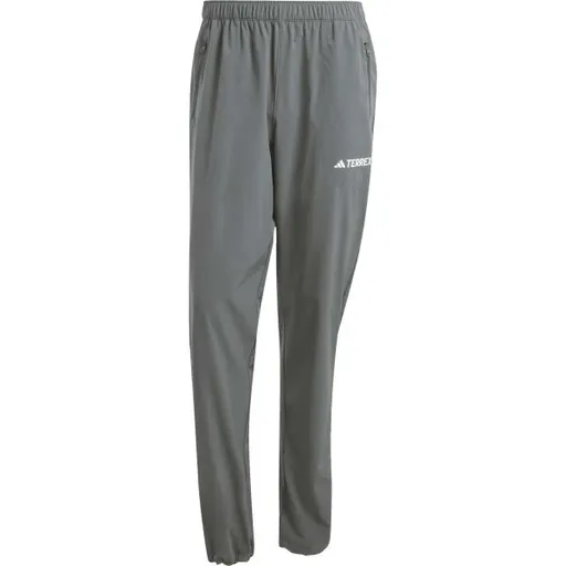 adidas MULTI ESSENTIALS PANTS Pánské turistické kalhoty, šedá, velikost
