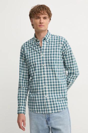 Bavlněná košile United Colors of Benetton regular, s límečkem button-down, 52MCUQ04B