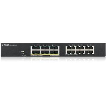 Zyxel GS1900-24EP, 24-port GbE L2, 12 Port PoE Smart Switch, rackmount, 130 Watt (GS1900-24EP-EU0101F)