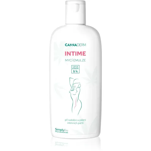 Cannaderm Intime Čisticí emulze emulze pro intimní hygienu s konopným olejem 200 ml