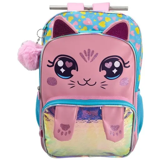Batoh Růžová Kočka 42 cm