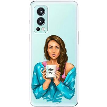 iSaprio Coffe Now pro Brunette pro OnePlus Nord 2 5G (cofnobru-TPU3-opN2-5G)