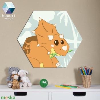 Trici, a Triceratops dinó kölyök - babaszoba dekoráció