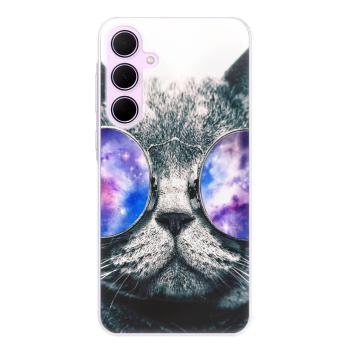 Odolné silikonové pouzdro iSaprio - Galaxy Cat - Samsung Galaxy A35 5G