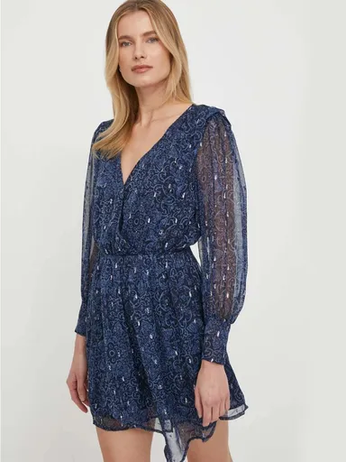 Pepe Jeans dámské tmavě modré šaty Camille PL953521594 L