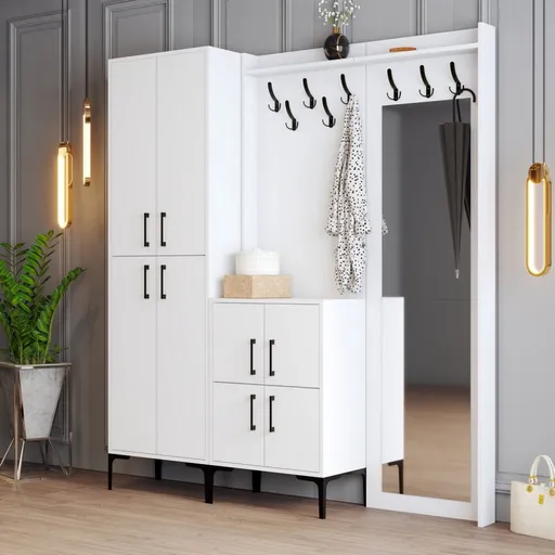 Předsíňová stěna Berlin ABC - White