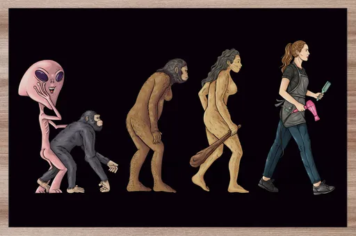 Prostírání Evoluce kadeřnice