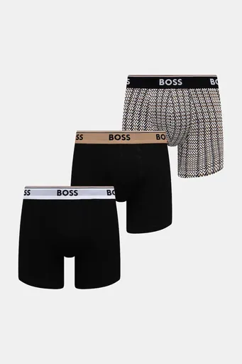 Boxerky BOSS BoxerBr 3P Power Des 3-pack