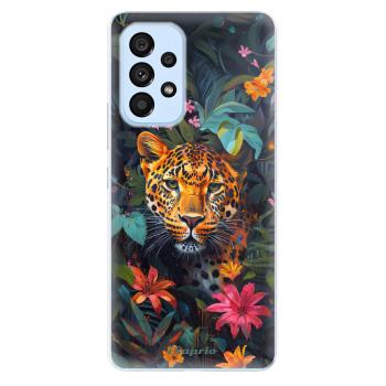 Odolné silikonové pouzdro iSaprio - Flower Jaguar - Samsung Galaxy A73 5G