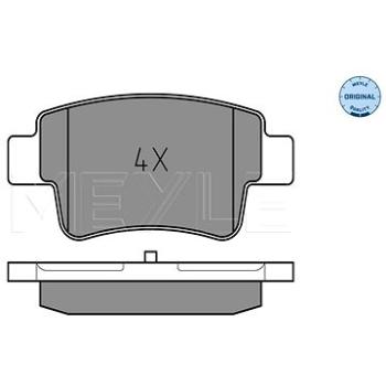 MEYLE Brzdové destičky zadní (0252434917)