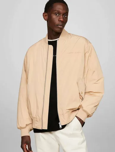 Tommy Jeans pánský béžový bomber DM0DM17879 M