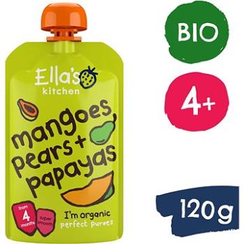 Ella's Kitchen BIO Mango, hruška a papája (120 g) (5060107334786)