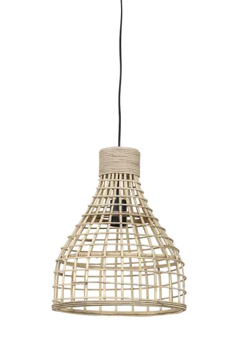 Přírodní ratanové závěsné světlo Puerto - Ø 34*41cm Light & Living