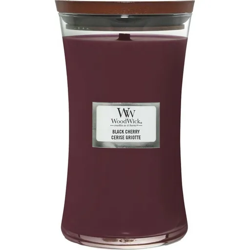 WoodWick Vonná svíčka váza velká Black Cherry, 609 g
