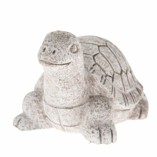 Zahradní dekorace Želva, beton, 11,5 x 7,5 x 8,5 cm, šedá