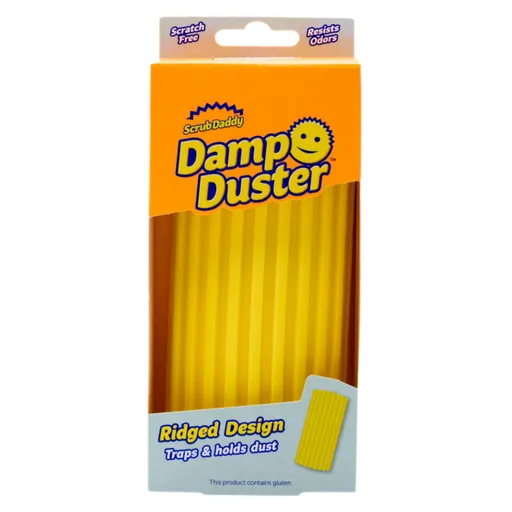 Scrub Daddy Houbička na utírání prachu Damp Duster, žlutá