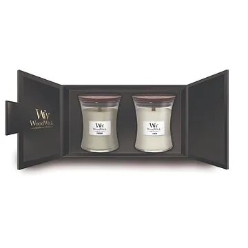 WOODWICK dárkový set 2× střední svíčka (5038581123738)